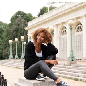 Spanx Faux Leather Leggings XL